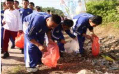 Kegiatan Bakti Sosial MTsN 1 Bangka Tingkatkan Kesadaran Lingkungan