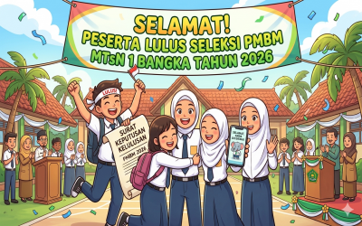 PENGUMUMAN PESERTA LOLOS PMBM MTsN 1 BANGKA TAHUN 2026